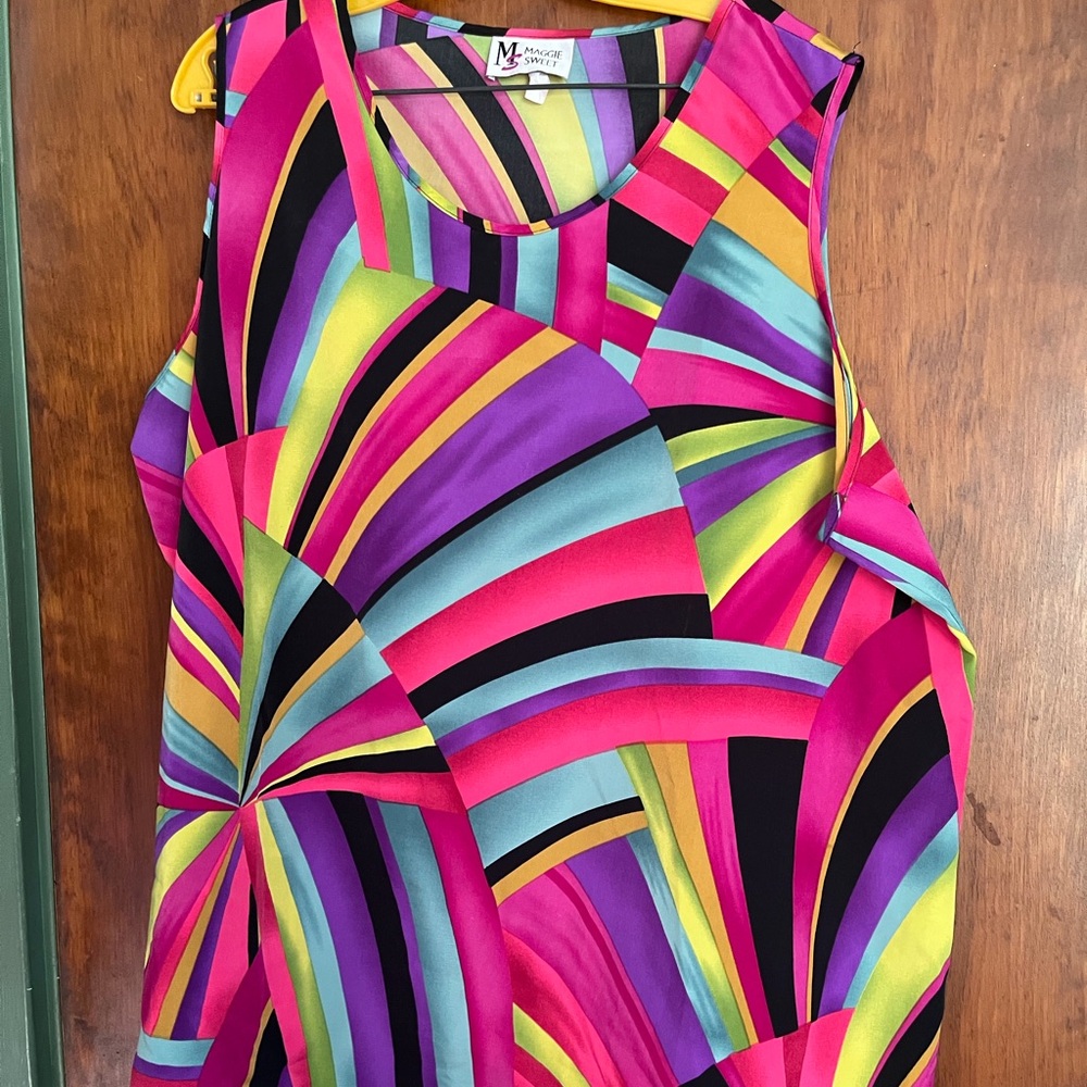 Multicolor Sleeveless Blouse